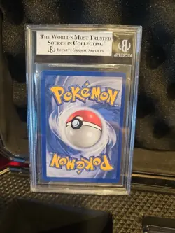1999 Pokemon Fossil Unlimited Lapras Holo Rare BGS 7.5 - Image 3