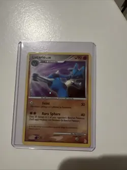 Lucario - 3/11 Holo (DP Trainer Kit: Manaphy & Lucario) - Pokemon TCG - Image 1