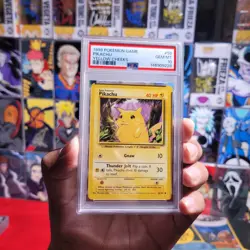1999 Pokemon Game Yellow Cheeks Pikachu #58 • PSA 10 GEM MINT • Base Set WOTC - Image 3