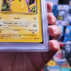 1999 Pokemon Game Yellow Cheeks Pikachu #58 • PSA 10 GEM MINT • Base Set WOTC - Image 4