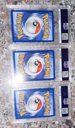 2000 Pokemon Team Rocket 1st Edition Machop, Dark Machoke, Dark Machamp PSA 10! - Image 2