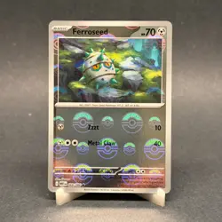 Ferroseed Poke Ball Holo - WHT 068 - S&V White Flare - Pokemon TCG - NM - Image 1