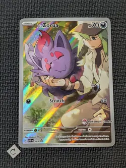 N's Zorua SVP 189 - Pokemon Center Stamped Exclusive ETB Promo Pokemon TCG NM - Image 1
