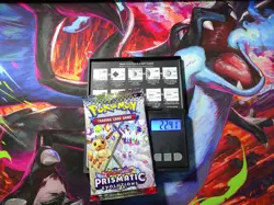 HEAVY! GOD PACKUU SIRUU 22.41g Prismatic Evolutions Pokemon TCG Booster (SEALED) - Image 1