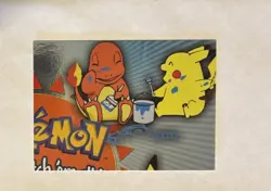 2000 Topps Pokemon Puzzle Piece P02 TV Animation Series 3 Silver Foil Blue Label - Image 1