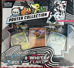Pokemon Black Bolt And White Flare Unova Poster Collection Box New Sealed - Image 1