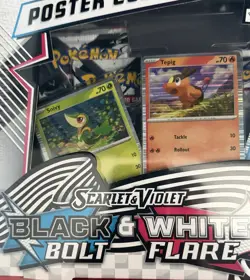 Pokemon Black Bolt And White Flare Unova Poster Collection Box New Sealed - Image 2