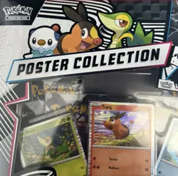 Pokemon Black Bolt And White Flare Unova Poster Collection Box New Sealed - Image 3