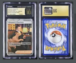 CGC 10 PRISTINE Giovanni's Charisma 204/165 Pokemon Scarlet & Violet 151 English - Image 3