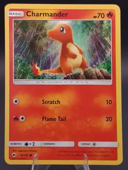 Charmander 18/147 Cosmos Holo Promo Burning Shadows Pokemon TCG 2017 LP/EX - Image 1