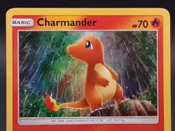 Charmander 18/147 Cosmos Holo Promo Burning Shadows Pokemon TCG 2017 LP/EX - Image 2