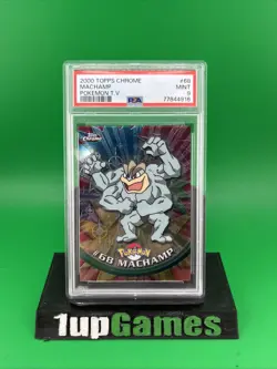 2000 Topps Chrome Machamp #68 Pokemon TCG PSA 9 🔥 - Image 1