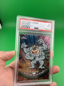 2000 Topps Chrome Machamp #68 Pokemon TCG PSA 9 🔥 - Image 5