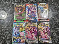 Lot Of X14 Pokemon Booster Packs Factory Sealed From Tins Sun & Moon Base - Image 5