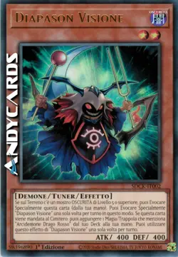 DIAPASON VISIONE • (Vision Resonator) • Ultra R • SDCK IT002 • 1Ed • Yugioh! - Image 1
