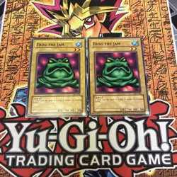 Yugioh - Frog The Jam MP1-004 McDonald's Promo LP/NM X2 - Image 1