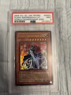 Yugioh Silent Swordsman LV7 WC5 World Championship 2005: Limited Edition PSA 9 - Image 1