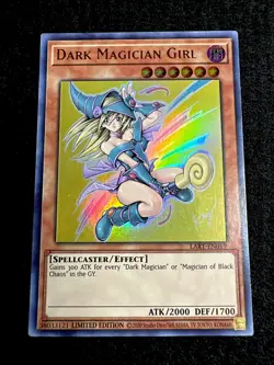 🔥YUGIOH - DARK MAGICIAN GIRL • ULTRA RARE • LART-EN019 • LIMITED EDITION • NM🔥 - Image 2