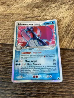 Pokemon TCG Salamence 14/113 EX Delta Species 2005 Reverse Holo Rare Card - Image 1