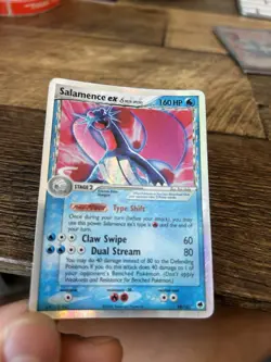 Pokemon TCG Salamence 14/113 EX Delta Species 2005 Reverse Holo Rare Card - Image 4