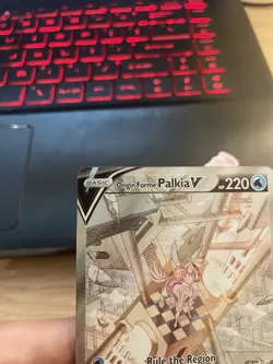 Pokemon TCG Astral Radiance Origin Forme Palkia V Alt Full Art 167/189 Holo Card - Image 3