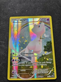 Mew XY110 - XY Black Star Promo Holo Foil Full Art Pokemon Card - Image 1