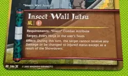Insect Wall 286 - Spiral Foil - Naruto Trading Card - Image 3