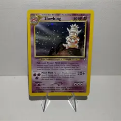 Pokemon Slowking Neo Genesis Holo Rare 14/111 English 2000 Card LP - Image 1