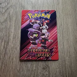 Destined Rivals Build And Battle Prerelease Trainer Tip Card Complete Set Of 4 - Image 5