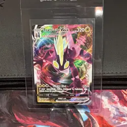 Pokemon TCG Toxtricity VMAX Rebel Clash Holo Ultra Rare Card 071/192 - Image 1