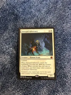 Intrepid Adversary Innistrad: Midnight Hunt Magic: The Gathering Card - Image 1