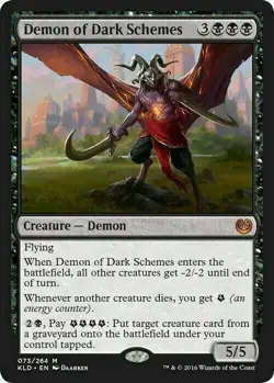 Demon of Dark Schemes ~ Kaladesh [ Excellent ] [ Magic MTG ] - Image 1