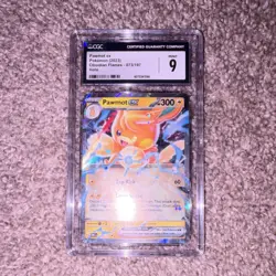 Pawmot ex CGC 9 Obsidian Flames 073/197 Holo EX Pokemon Card - Image 1