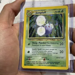 Jumpluff 7/111 Neo Genesis Holo Rare 2000 WotC Vintage Pokemon TCG Card LP/NM - Image 1