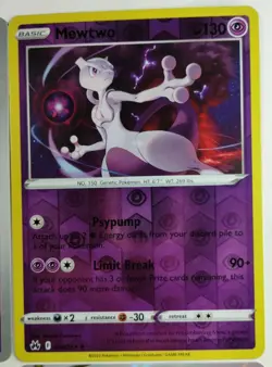 Mewtwo V Star Lot of 4 Cards Holo Collection Bundle Pokemon - Image 4