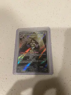 Aegislash 210/182 Pokemon Illustration Rare Card w/ Sleeve and Top Loader - Image 1