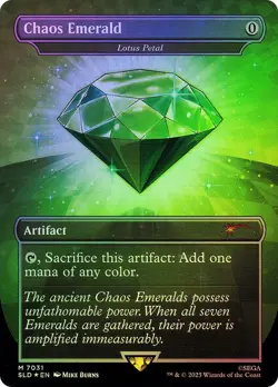 Chaos Emerald (7031) - Sonic the Hedgehog Secret Lair - Mythic Borderless (Foil) - Image 1