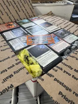 🧙17lbs+ 4200+ UNSEARCHED Magic The Gathering Bulk Lot LP/NM w/ Rares & Foils‼ - Image 1