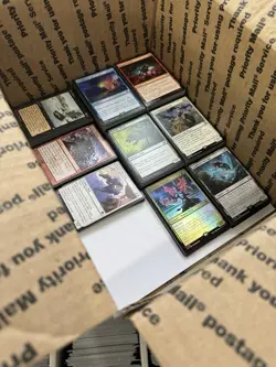 🧙17lbs+ 4200+ UNSEARCHED Magic The Gathering Bulk Lot LP/NM w/ Rares & Foils‼ - Image 3