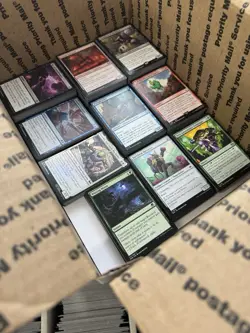 🧙17lbs+ 4200+ UNSEARCHED Magic The Gathering Bulk Lot LP/NM w/ Rares & Foils‼ - Image 4