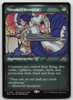 Akroma's Memorial (Showcase) SPG #81 M Normal NM - Image 1