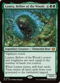 MTG Lumra, Bellow of the Woods, NM-Mint, English Bloomburrow - Image 1