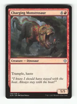Charging Monstrosaur U The List Reprints 138 NM Normal MTG - Image 1