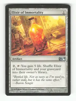 Elixir of Immortality U Magic 2014 (M14) 209 LP Normal MTG - Image 1