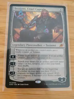 MTG Tezzeret Cruel Captain 0002 Edge Of Eternities M/NM Free UK P&P - Image 1