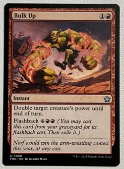 Magic MTG Bulk Up FDN 0080 Regular Uncommon - NM condition - Image 1