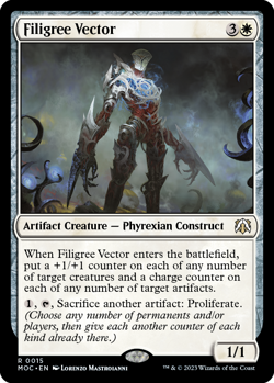 Filigree Vector [March of the Machine Commander] Magic MTG - Image 1