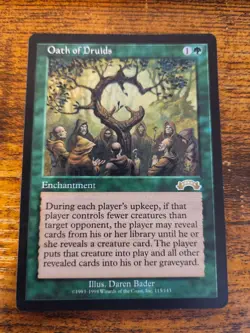MTG Magic the Gathering Oath of Druids (115/143) Exodus LP - Image 1