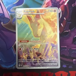 Pokemon - Rapidash Illustration Rare 189/182 Destined Rivals - Image 1
