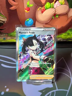 Marnie's Pride - 171/172 - Brilliant Stars - Pokemon TCG Card NM Trainer Rare - Image 1